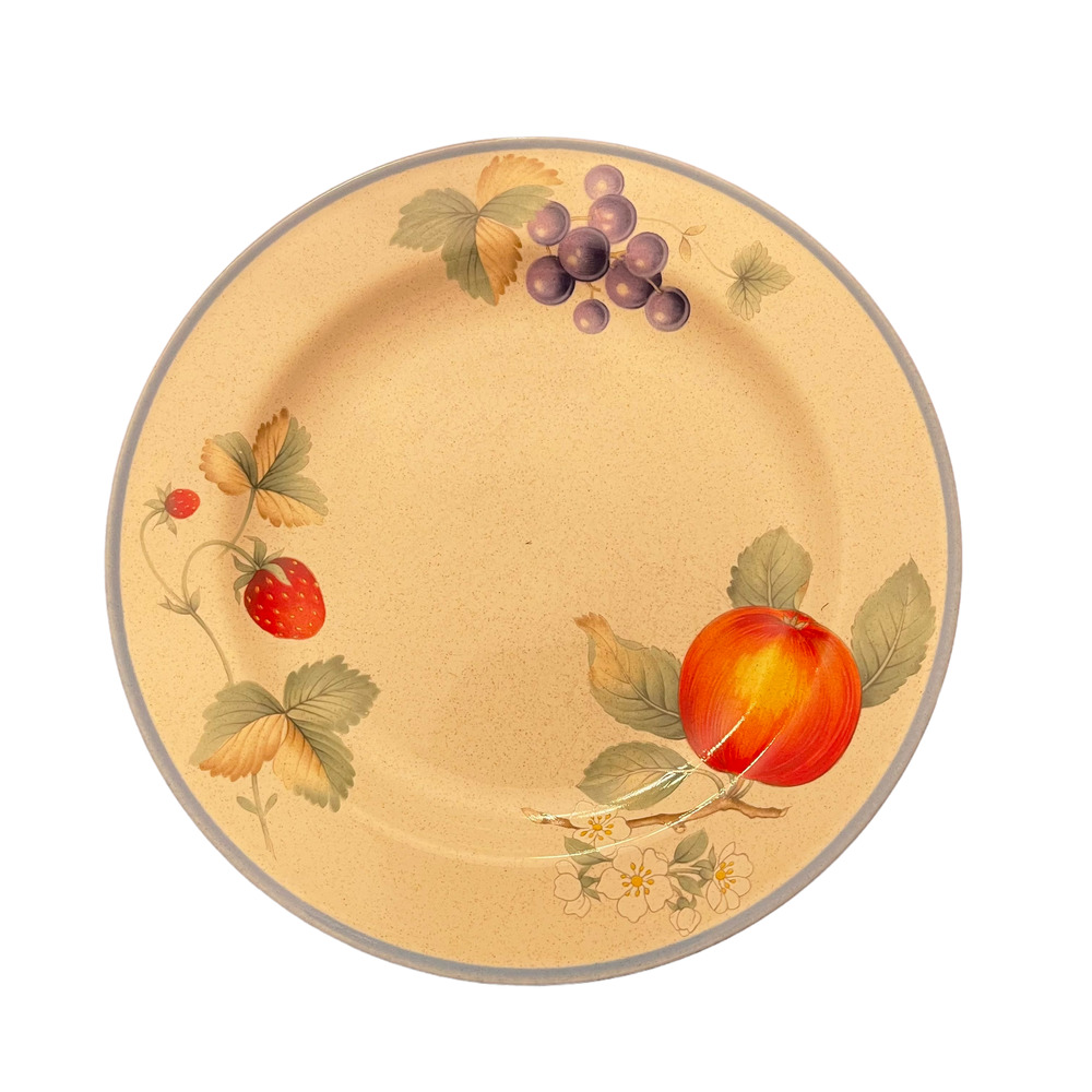 Savoir‎ Vivre Luscious JJ017 Blue Trim Salad Plate Oven Dishwasher Safe 8"